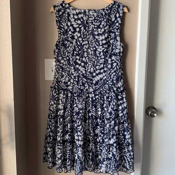 CONNECTED APPAREL Floral Sleeveless Tiered Mini Dress - Picture 6 of 7